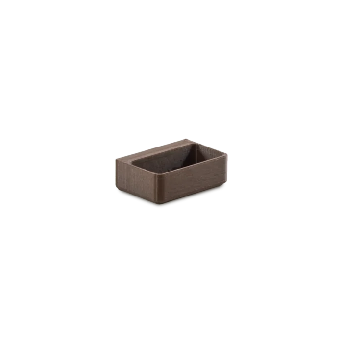 Hængende foderskål i rektangulært design