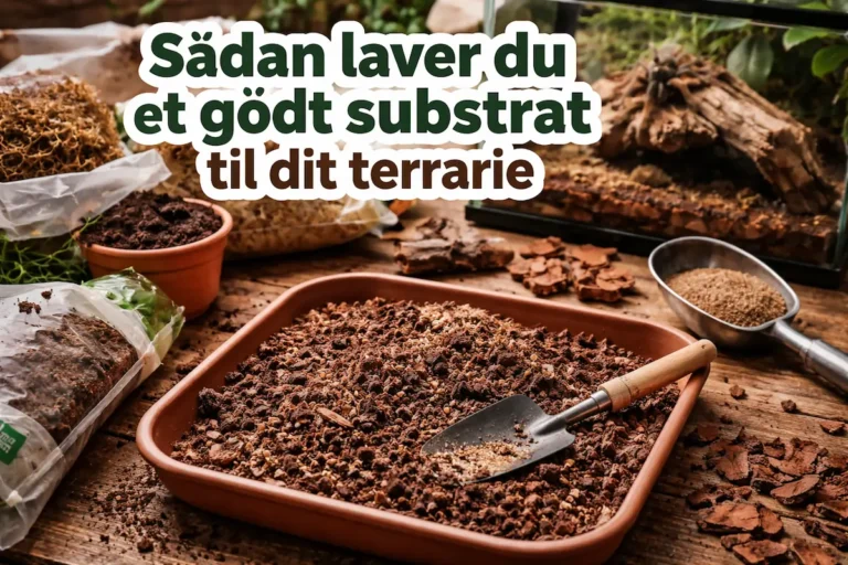 Sådan laver du et godt substrat til dit terrarie (til både fugleedderkopper og springeredderkopper)