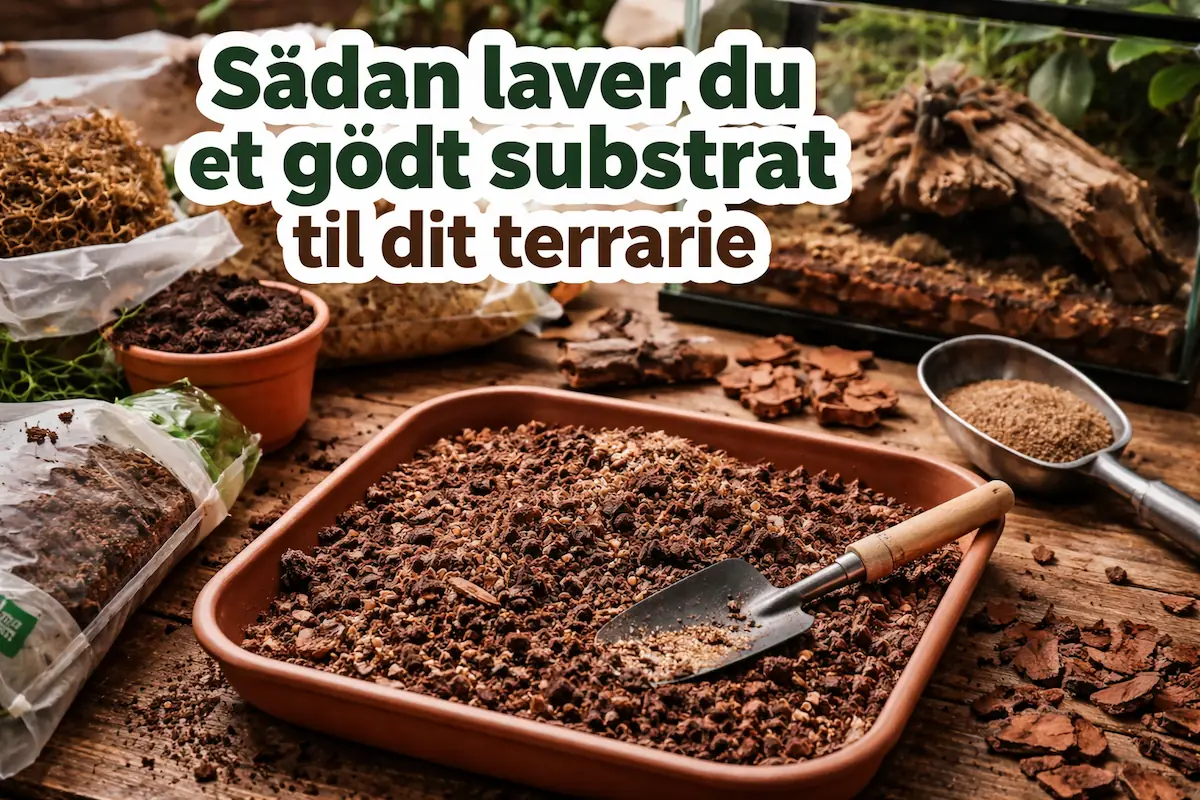Substrat til terrariet